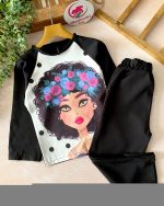 شومیز شلوار دختر موفرفری - Image 7