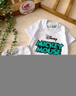 تیشرت میکی سبز