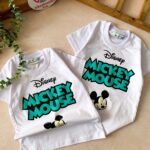 تیشرت میکی سبز - Image 2