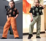 کراپ شلوارکارگوقلبی - Image 10