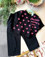 کراپ شلوار مشکی قلبی - Image 7