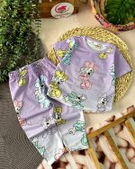 تیشرت شلوارک میکی نگینی