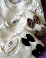 کراپ شلوار بافت پاپیونی - Image 8