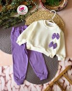 کراپ شلوار بافت پاپیونی - Image 4