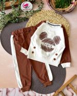 بلوز شلوار میکی دکمه دار - Image 5