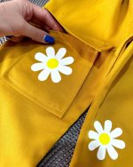 کراپ شلوار گل سفید - Image 9