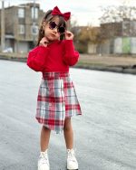 ست دامن چارخونه