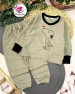 بلوز شلوار اسنوپی بیسکوییتی - Image 4