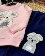 بلوز شلوار خرگوش پولکی - Image 3