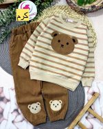 بلوز شلوار تدی راه راه - Image 6