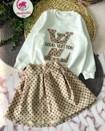 بلوز دامن Louis vuitton - Image 3