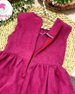 کت سارافون چرم مخمل - Image 8