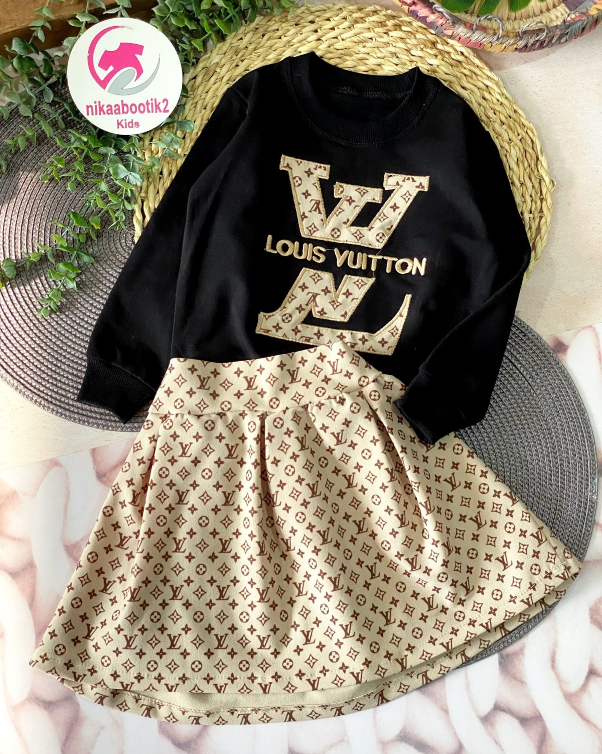 بلوز دامن Louis vuitton - Image 6