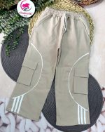 شلوار کتان نوار سفید - Image 5