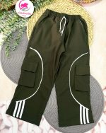 شلوار کتان نوار سفید - Image 6