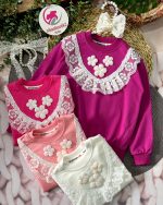 بلوز دورس گل پولکی