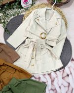 کت دامن سگک دار