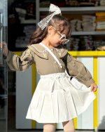 شومیز یقه گلدوزی رنگین کمون - Image 8