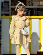 شومیز یقه گلدوزی رنگین کمون - Image 9