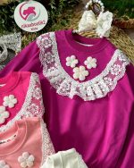 بلوز دورس گل پولکی - Image 2