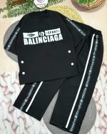 تیشرت شلوار بالنسیاگا نوار مشکی - Image 8