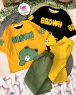 تیشرت شلوار خرس Brown