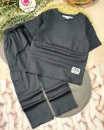 ست بیسکویتی یقه کوبایی ZARA - Image 8