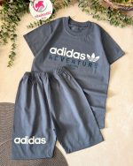 تیشرت شلوارک آدیداس رنگی - Image 3