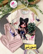 تیشرت شلوار پاپیون نگینی - Image 5