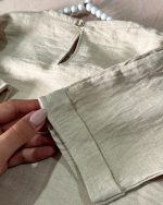 کراپ شلوار دختر مرواریدی - Image 6