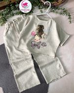 کراپ شلوار دختر مرواریدی - Image 8