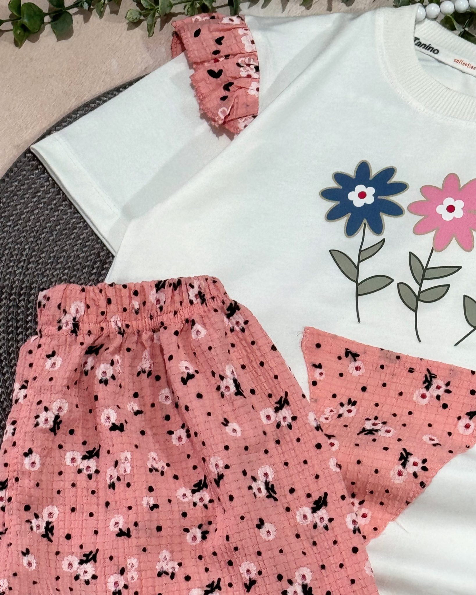 photo-output تیشرت شلوار گلدون - Image 3