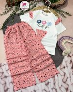 تیشرت شلوار گلدون - Image 7