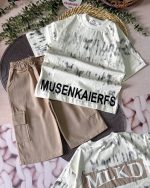 تیشرت شلوارک پشت چاپ - Image 3