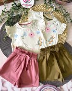 کراپ شلوارک شکوفه