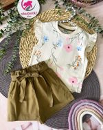 کراپ شلوارک شکوفه - Image 7