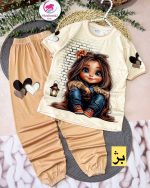 تیشرت شلوار گیسو کمند - Image 3