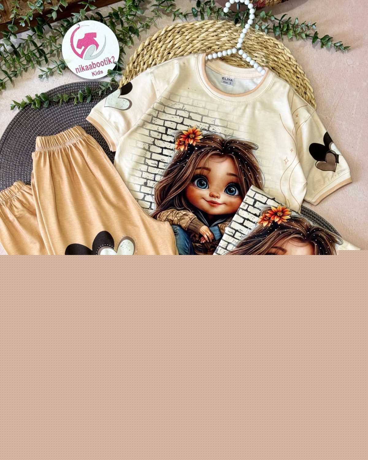 تیشرت شلوار گیسو کمند - Image 1