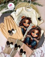 تیشرت شلوار گیسو کمند