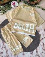 تیشرت شلوارک نوار سفید - Image 3