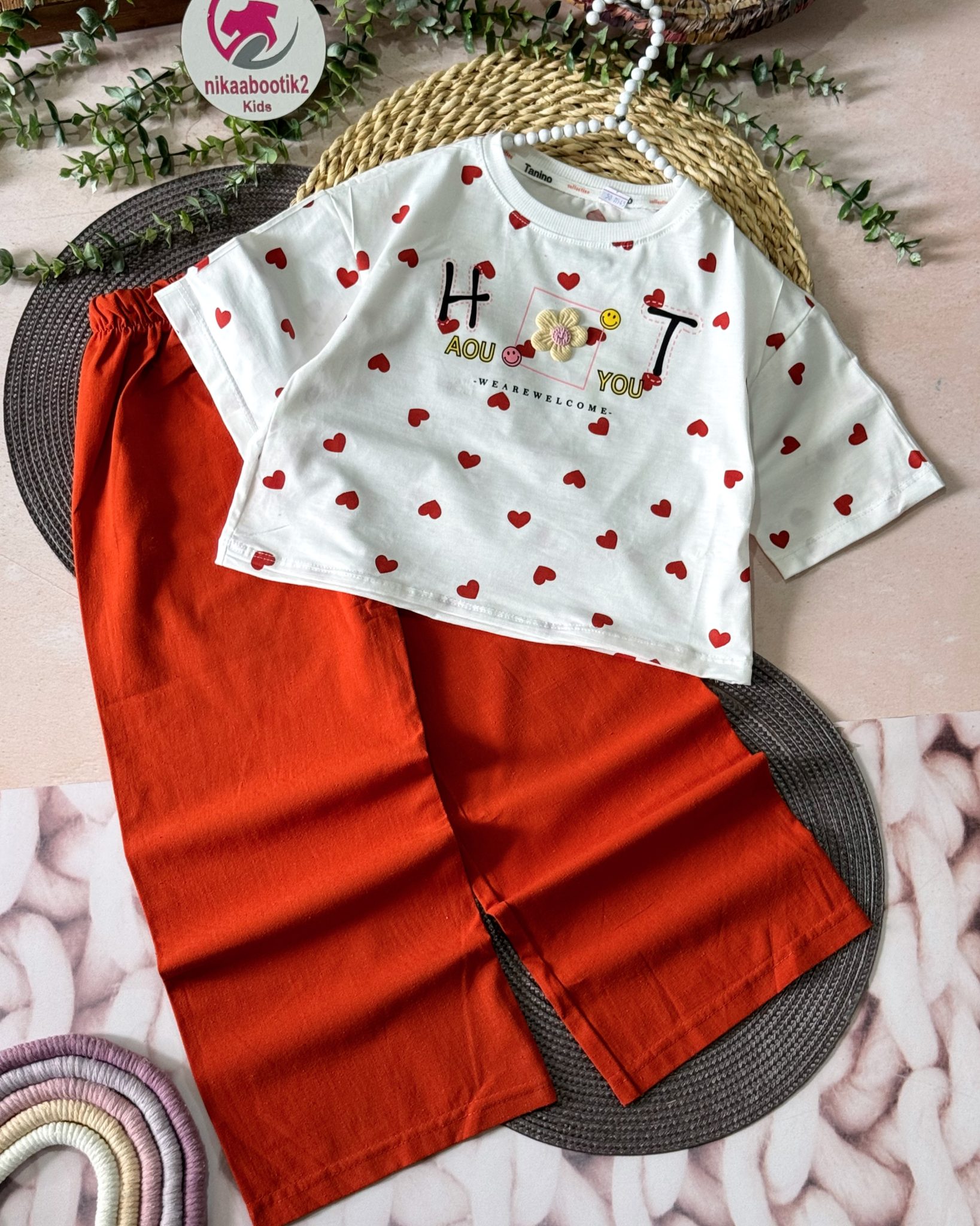 photo-output کراپ شلوار قلبی - Image 6