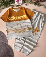 تیشرت شلوار آدیداس ملانژ - Image 7