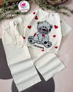 کراپ شلوار خرس قلبی