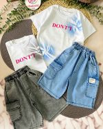 تیشرت شلوارک لی آبرنگی