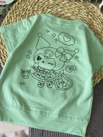 تیشرت شلوارک دختر کرومی - Image 3