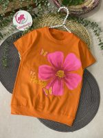 تیشرت گل و پروانه - Image 5