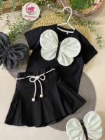 شومیز دامن پروانه - Image 6