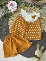 شومیز شلوارک قلب خال خالی - Image 10