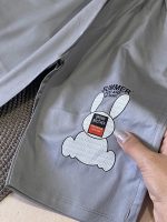 تیشرت شلوارک خرگوش طوسی - Image 6