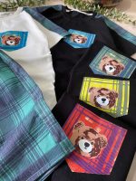 تیشرت شلوارک خرس چهار خونه - Image 2